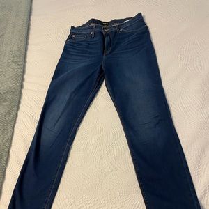 Hudson Blair High rise super skinny Sz 29 dark navy jeans